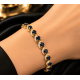 Pre Owned 9ct Sapphire and Diamond Bracelet ZB894